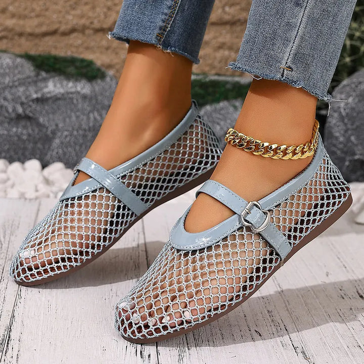 Krijnen – Buty Typu Mary Jane w Stylu Casualowym