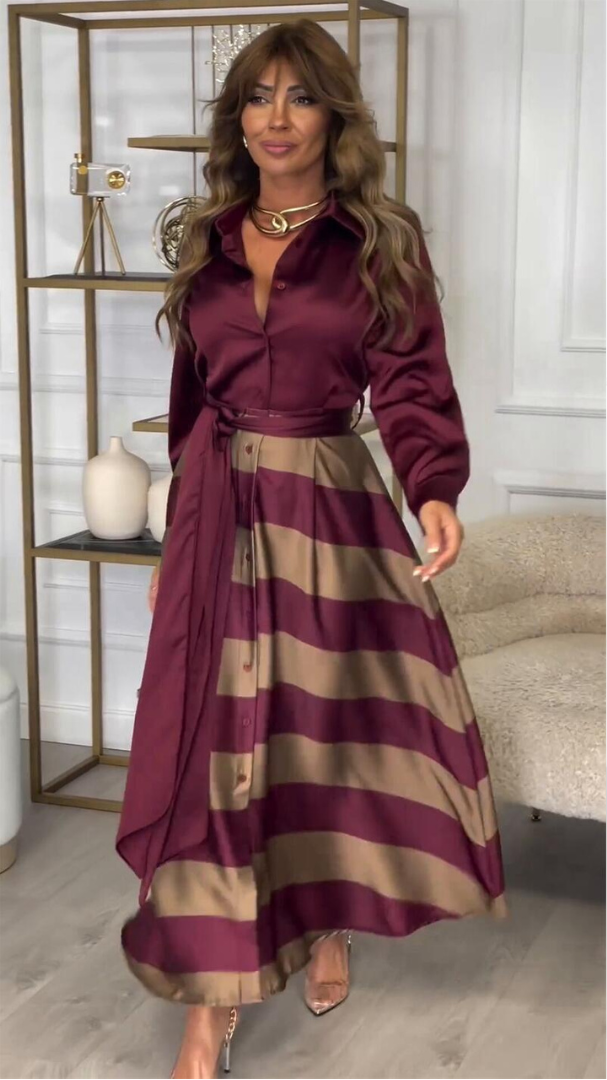 Vandana – Sukienka Maxi w Paski