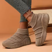 Mariyam – Trampki Typu „Slip-on” z Grubą Podeszwą