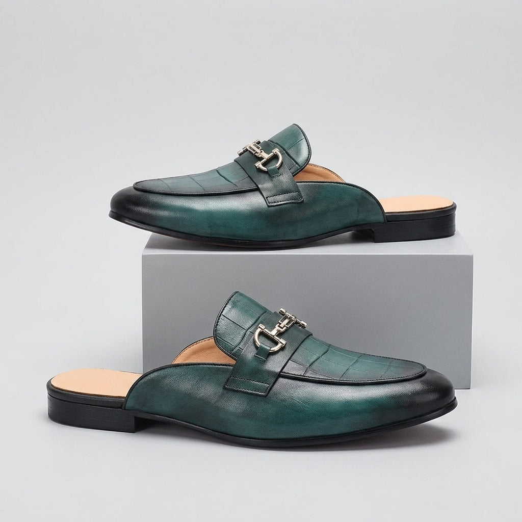 Idris – Skórzane Buty Z Odkrytą Piętą