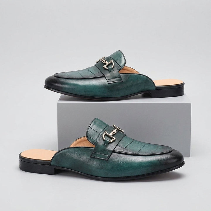 Idris – Skórzane Buty Z Odkrytą Piętą