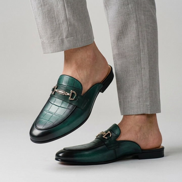 Idris – Skórzane Buty Z Odkrytą Piętą