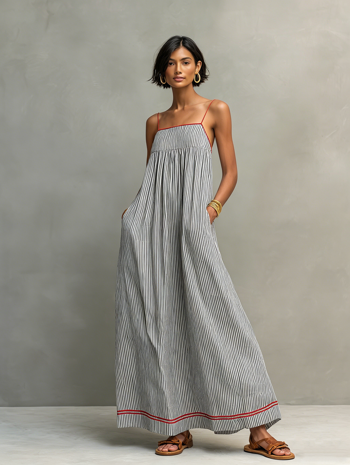 Aliyeva – Sukienka Maxi w Paski