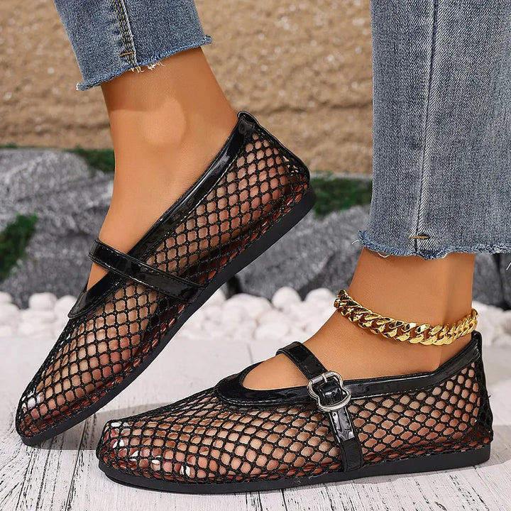 Krijnen – Buty Typu Mary Jane w Stylu Casualowym