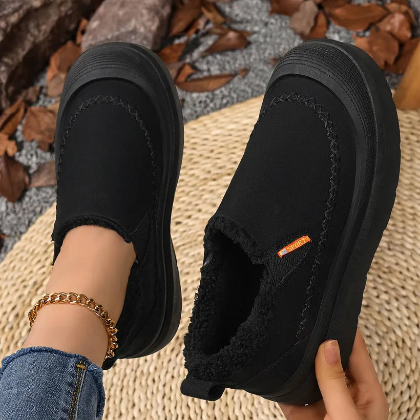 Adelya – Eleganckie Buty Z Podszewką Ze Sztucznego Futra