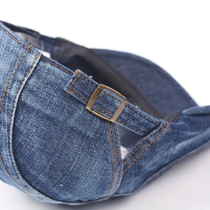 DenimCrown – Swobodny Beret Dżinsowy Unisex