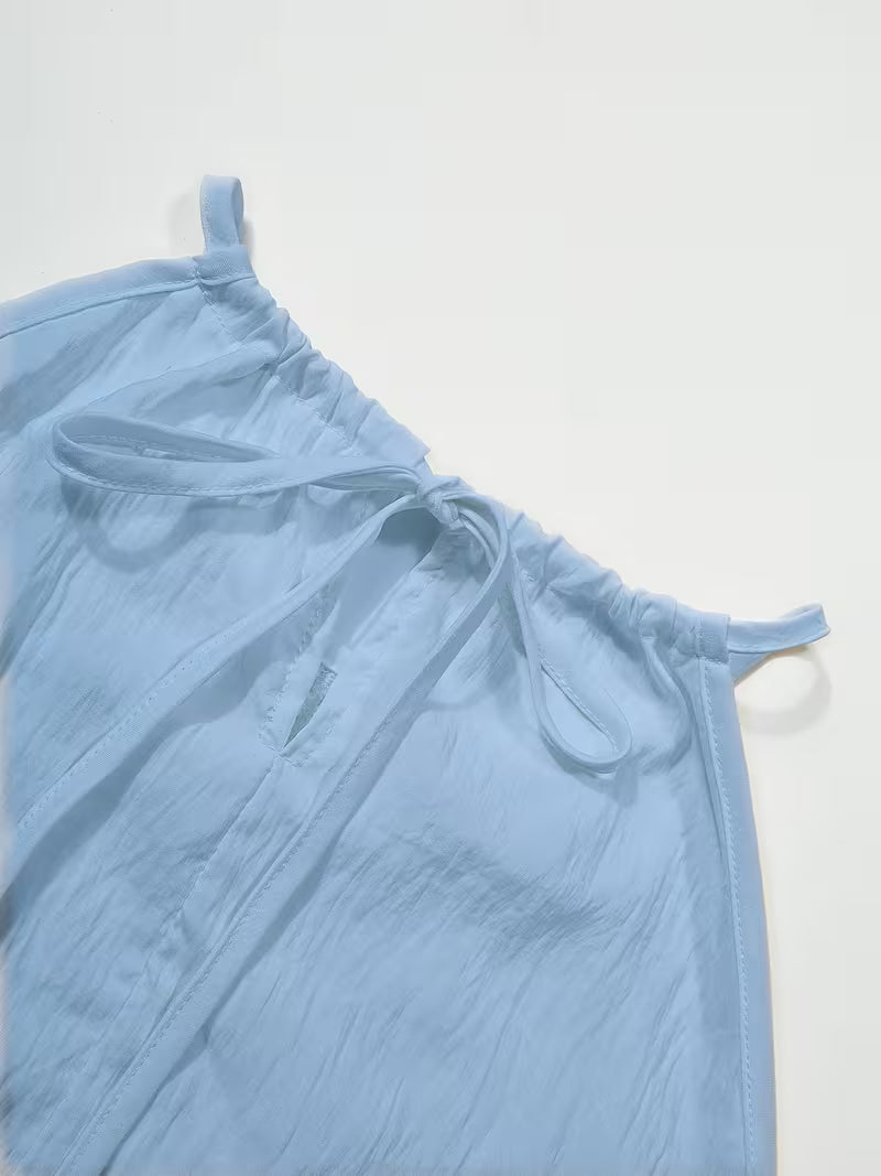 Shiena – Elegancka Sukienka Z Koronką, Wykonana Na Szydełku, Z Dekoltem Typu Halter