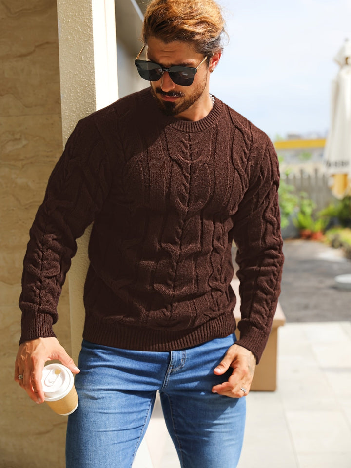 Bavon - Swobodny Sweter W Paski
