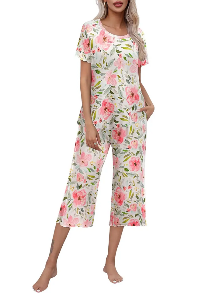 Rashini - Piżama z Nadrukiem w Stylu Casual