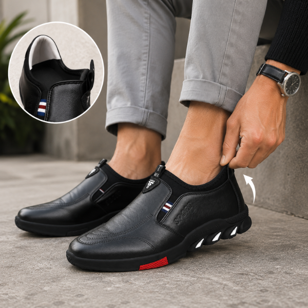 Einstan – Eleganckie Buty z Antypoślizgową Podeszwą