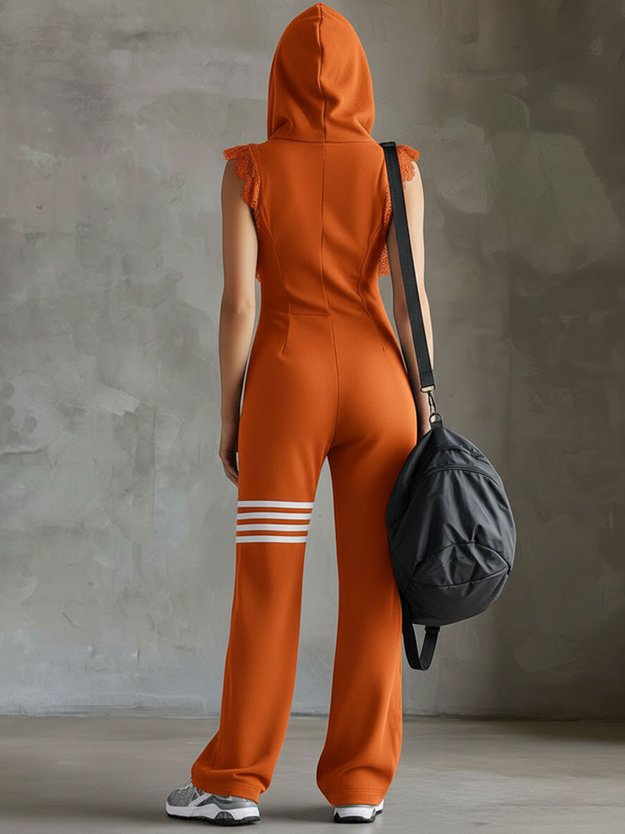 Emese – Sportowy Komplet w Stylu Retro w Paski