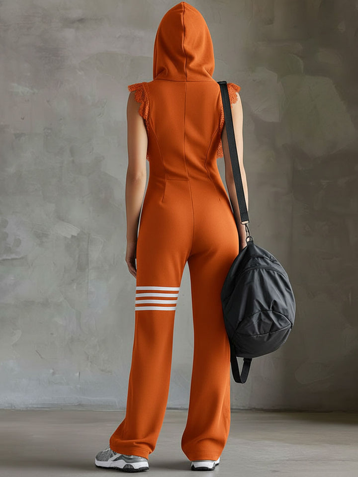 Emese – Sportowy Komplet w Stylu Retro w Paski