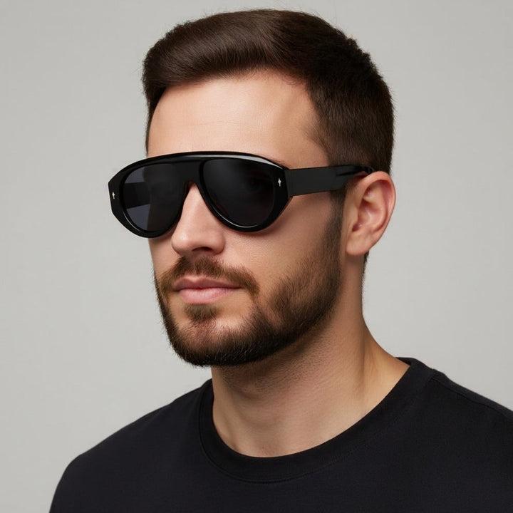 SkyForge – Okulary Przeciwsłoneczne Typu Aviator w Stylu Chunky