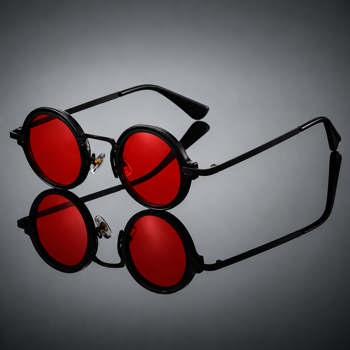OrbitShade – Okulary Przeciwsłoneczne z Orągłą Oprawką w Stylu Retro