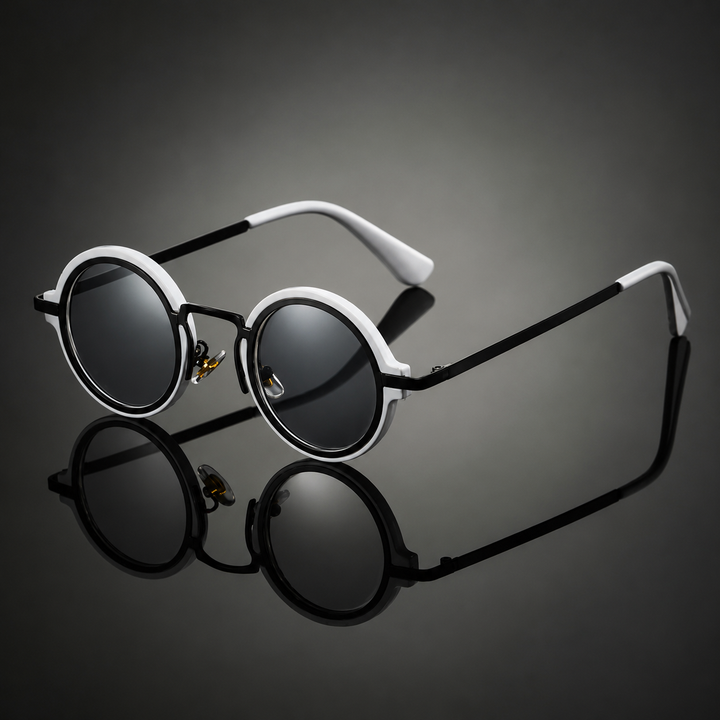 OrbitShade – Okulary Przeciwsłoneczne z Orągłą Oprawką w Stylu Retro