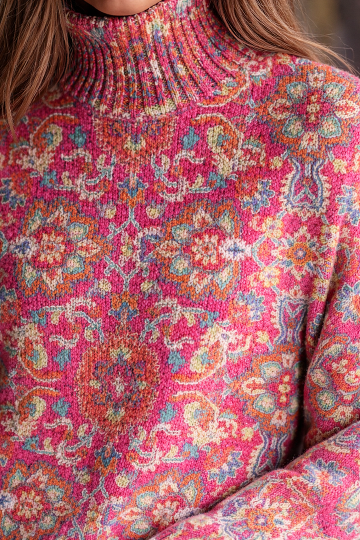 Miraen – Sweter z Długimi Rękawami i Golfem