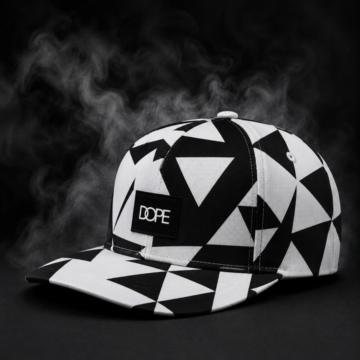 Prakop - Czapka typu snapback w Wyblakłym, Statycznym Wzorze