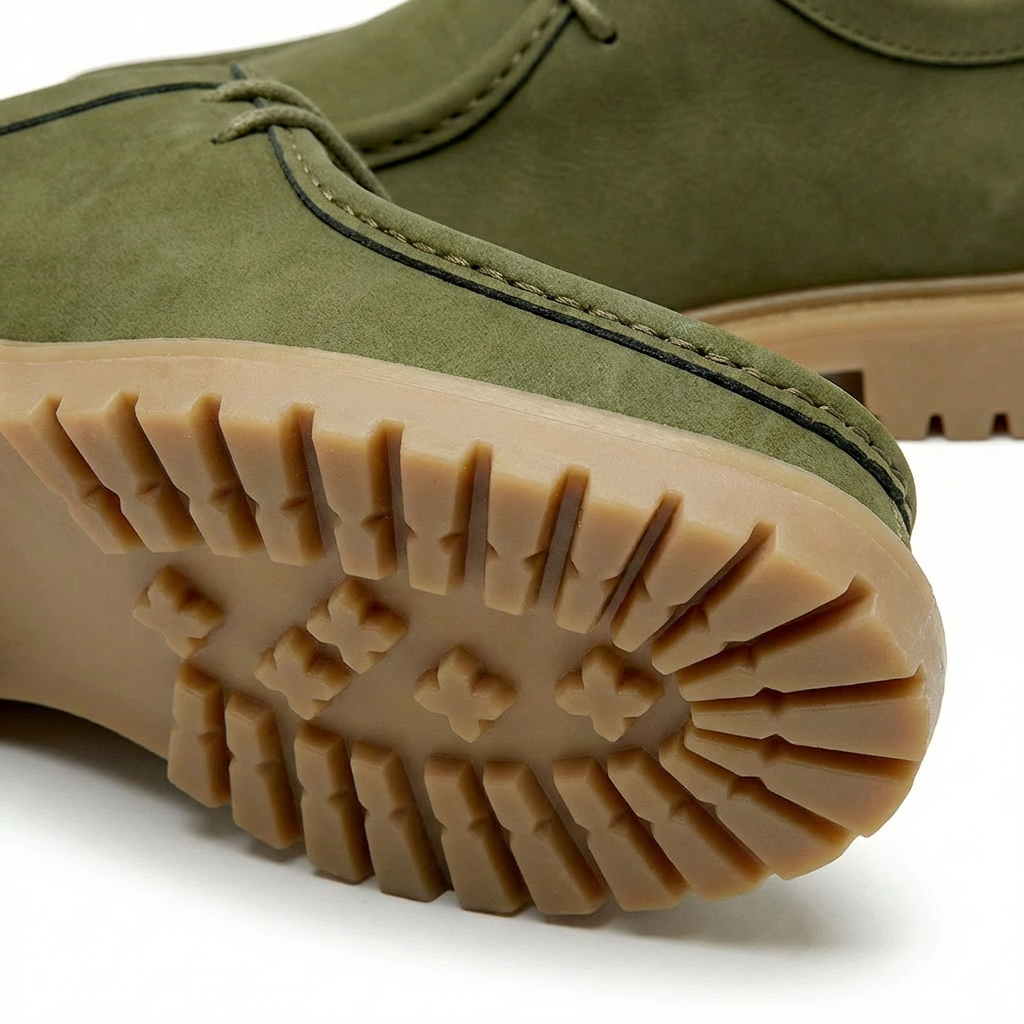 Jasson – Sznurowane Buty z Zamszowym Czubkiem Typu moc-Toe