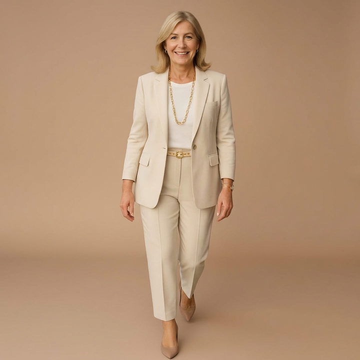Laurena – Elegancki Letni Zestaw Dwuczęściowy