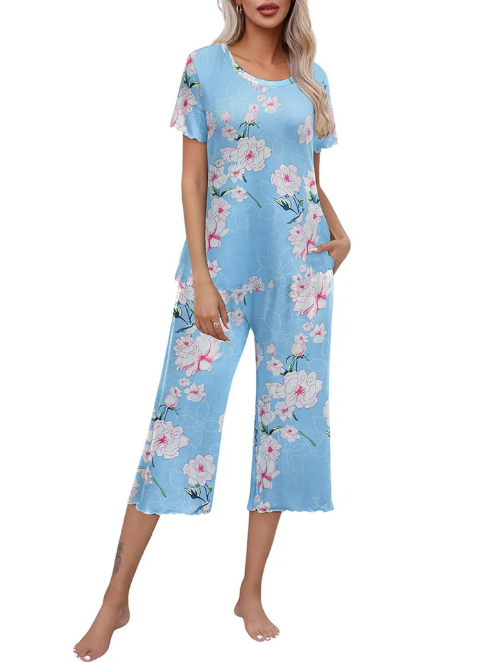Rashini - Piżama z Nadrukiem w Stylu Casual