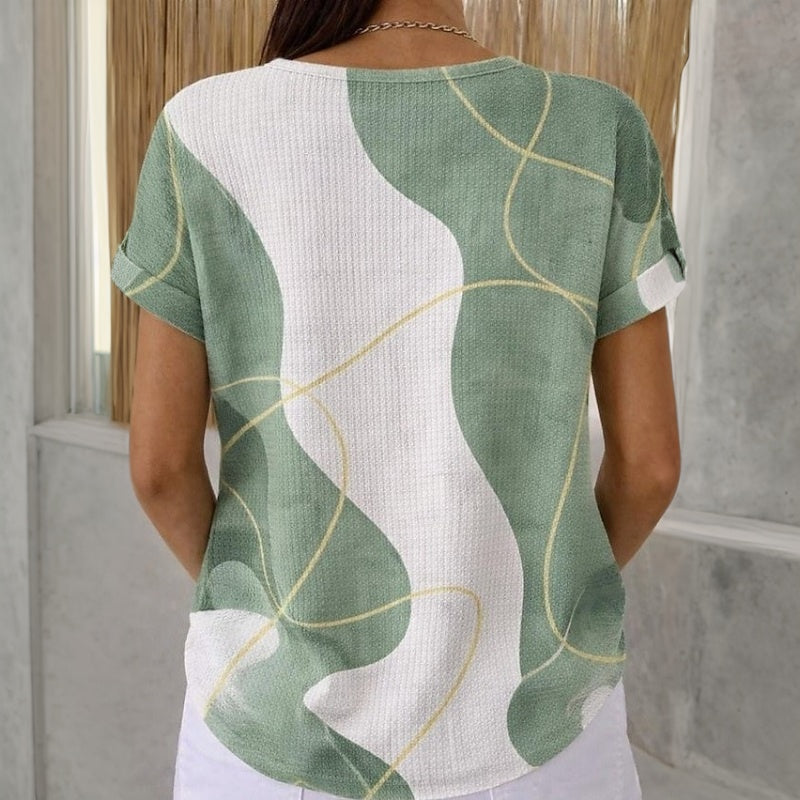 Alvarado – Swobodna Bluzka w Stylu color Block