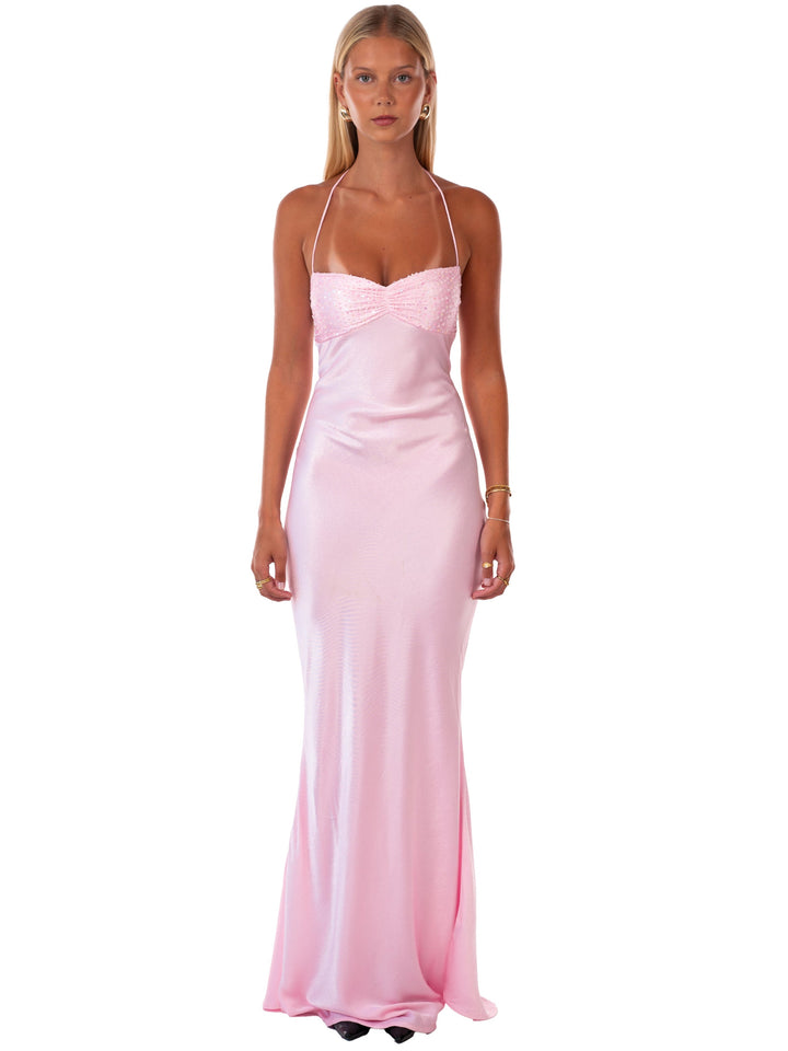 Nilysha – Elegancka Sukienka Maxi Bez Rękawów