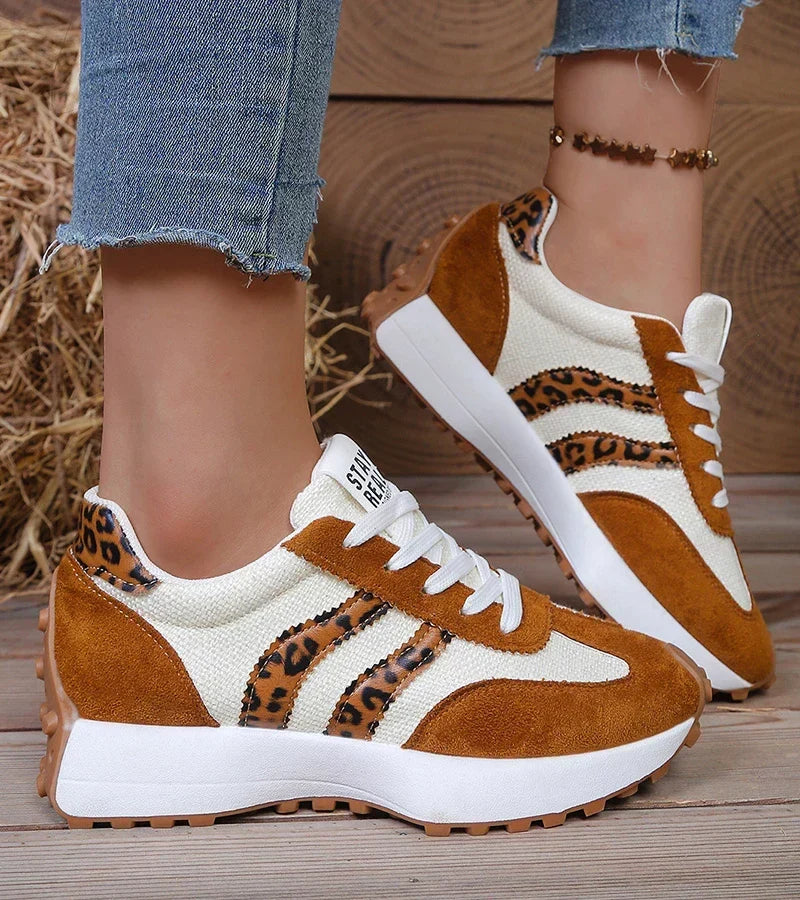 Jonara – Trampki Na Platformie W Stylu Retro
