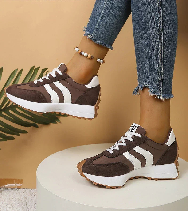 Jonara – Trampki Na Platformie W Stylu Retro