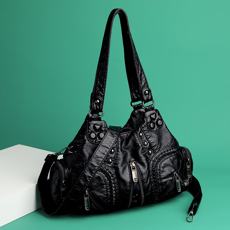 Alician – Torba w Stylu Boho z Wieloma Kieszeniami Zapinanymi na Zamek