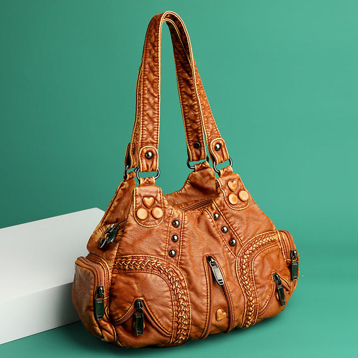 Alician – Torba w Stylu Boho z Wieloma Kieszeniami Zapinanymi na Zamek