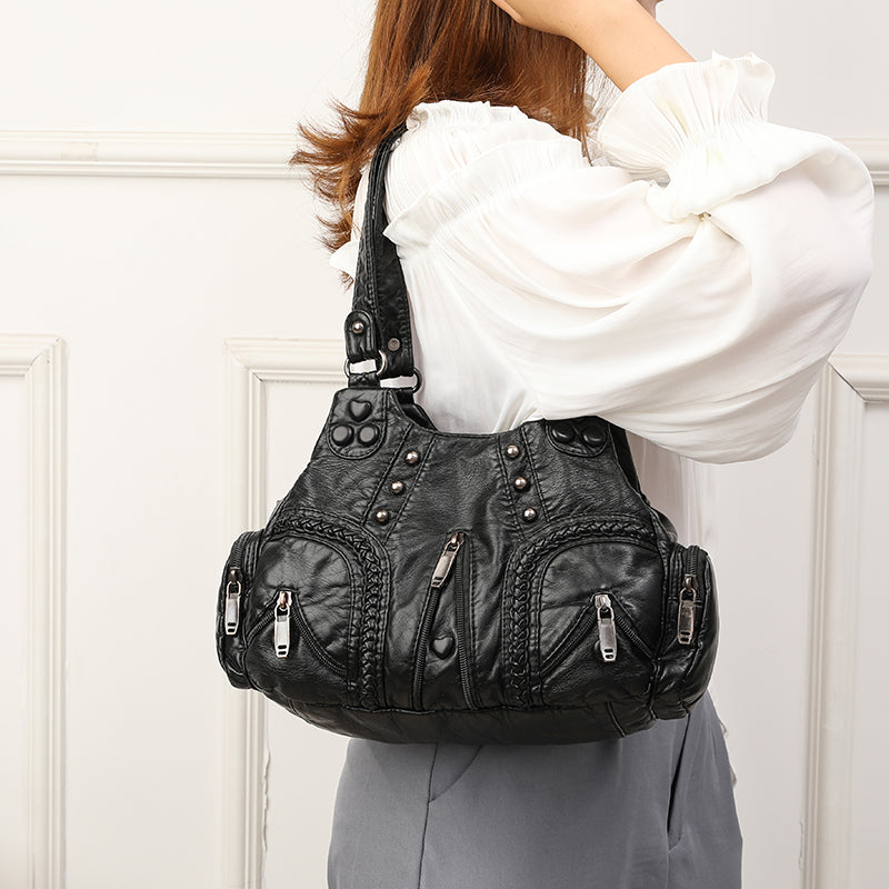 Alician – Torba w Stylu Boho z Wieloma Kieszeniami Zapinanymi na Zamek
