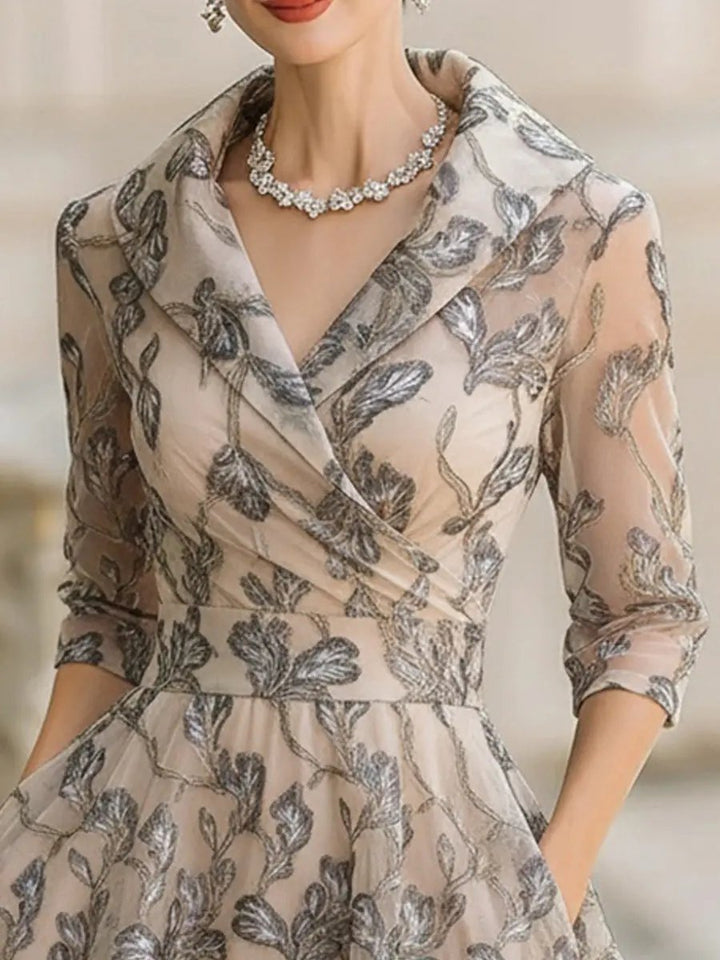 Lyanni – Klasyczna Elegancka Sukienka Maxi