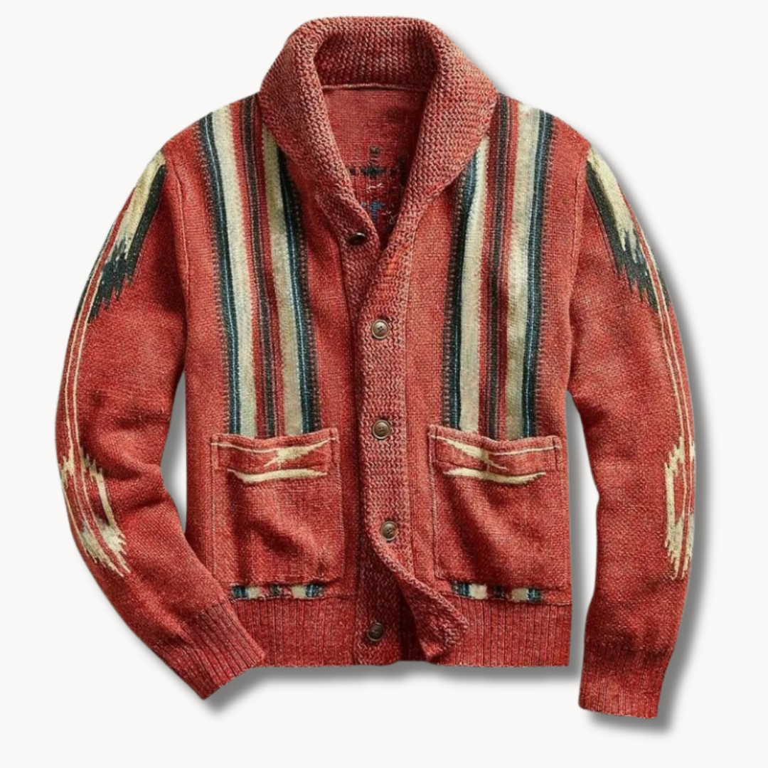Jonnie – Wygodny Sweter Z Dzianiny W Stylu Szala
