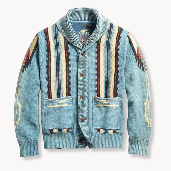 Jonnie – Wygodny Sweter Z Dzianiny W Stylu Szala