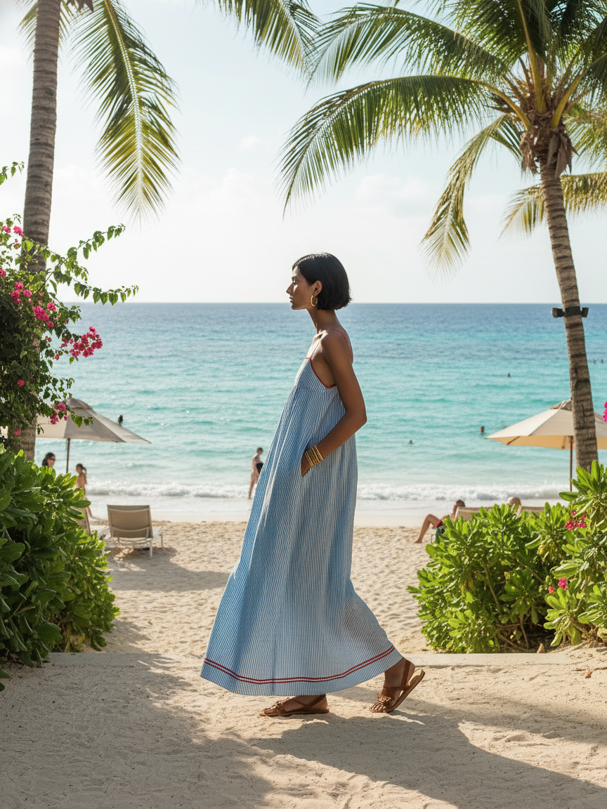 Aliyeva – Sukienka Maxi w Paski