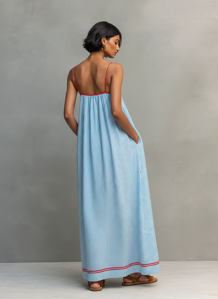 Aliyeva – Sukienka Maxi w Paski