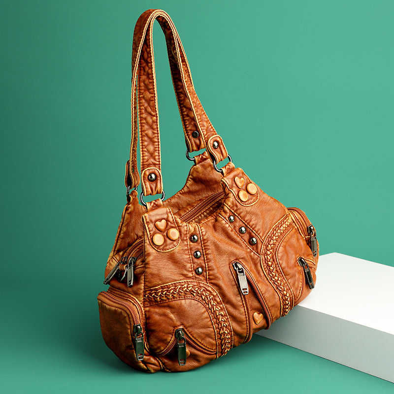 Alician – Torba w Stylu Boho z Wieloma Kieszeniami Zapinanymi na Zamek