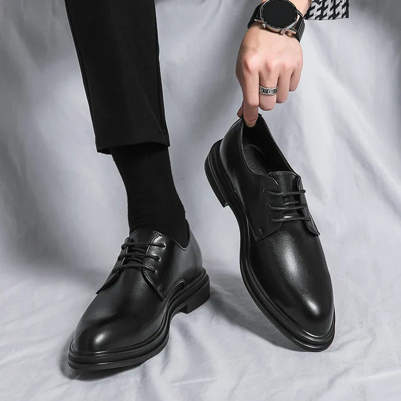 Kian - Skórzane Buty Sznurowane
