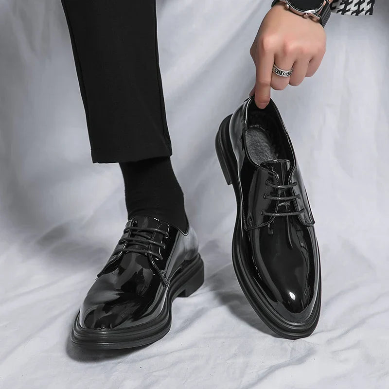 Kian - Skórzane Buty Sznurowane