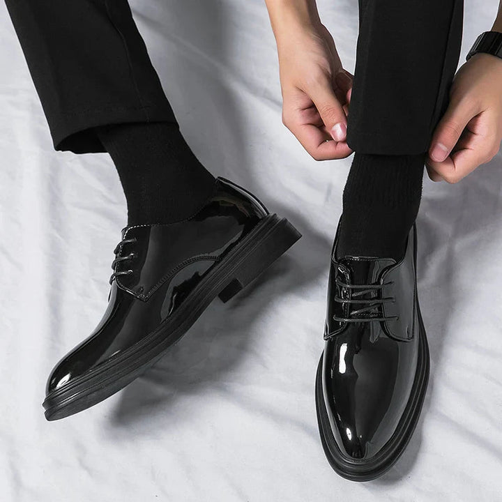Kian - Skórzane Buty Sznurowane