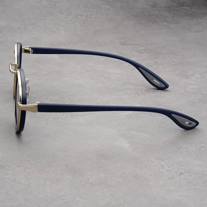 NoirGlow – Okrągłe Okulary Przeciwsłoneczne Luxe Eclipse