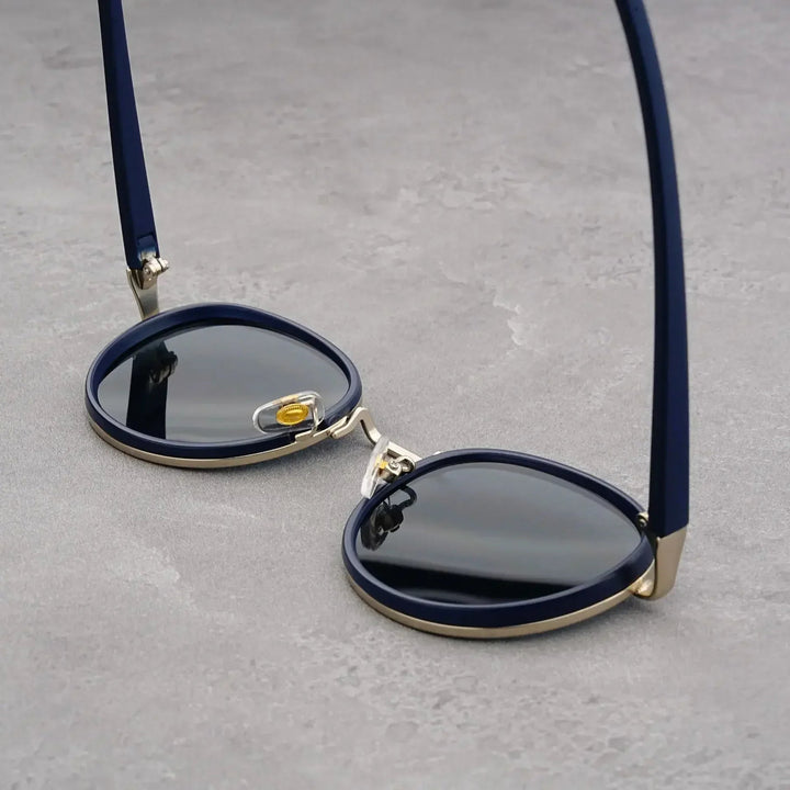 NoirGlow – Okrągłe Okulary Przeciwsłoneczne Luxe Eclipse