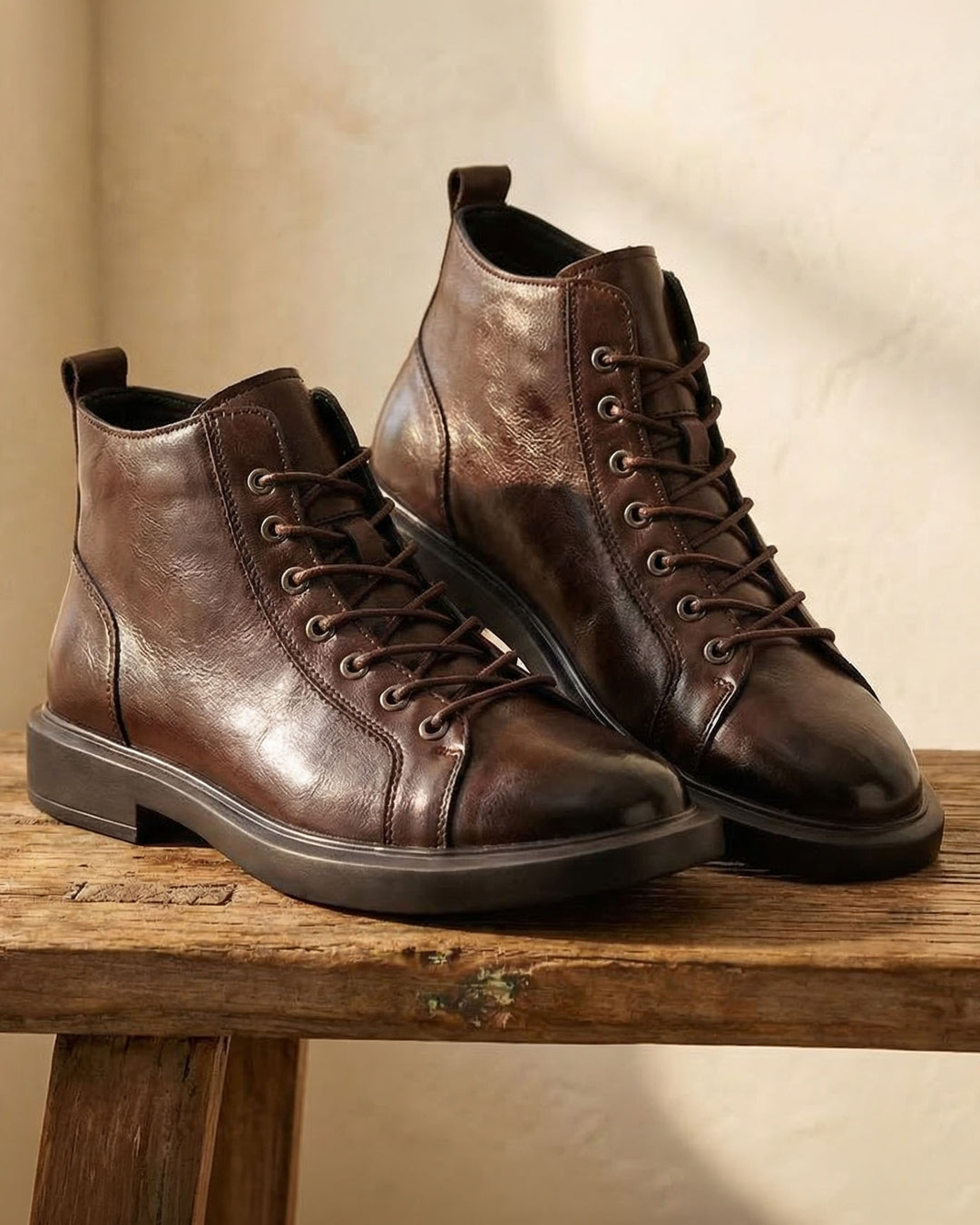 Kervens – Skórzane Buty Sznurowane