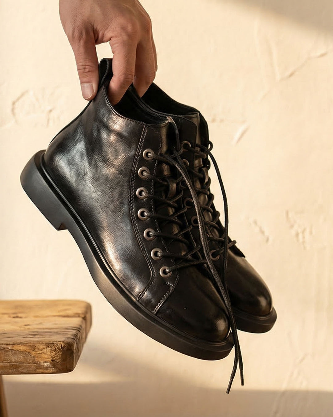 Kervens – Skórzane Buty Sznurowane
