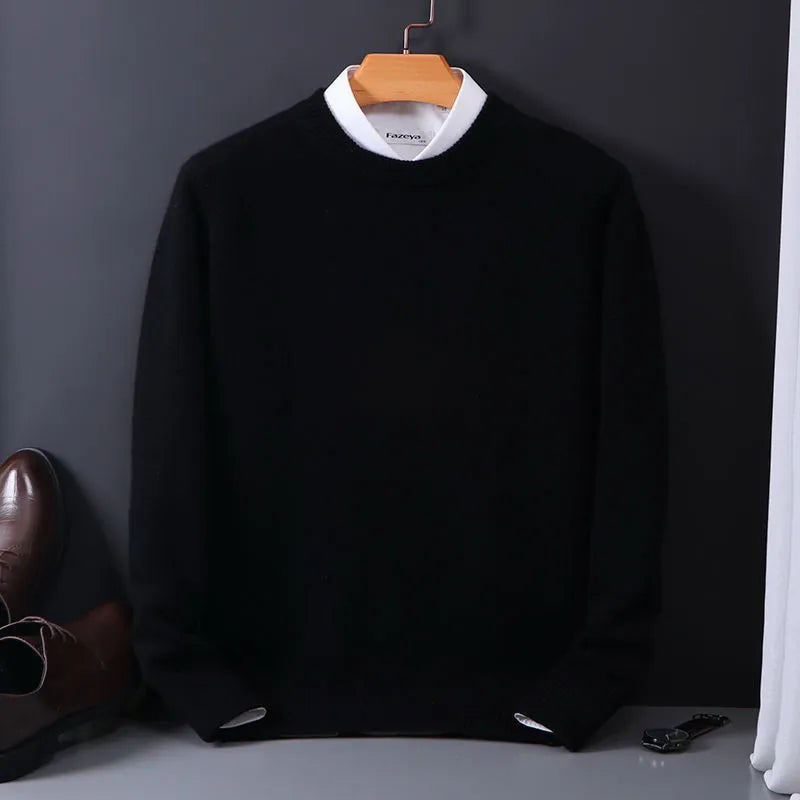 Liam - Sweter z Okrągłym Dekoltem