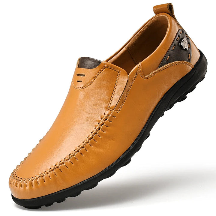 Shalav – Swobodne Skórzane Buty Wsuwane