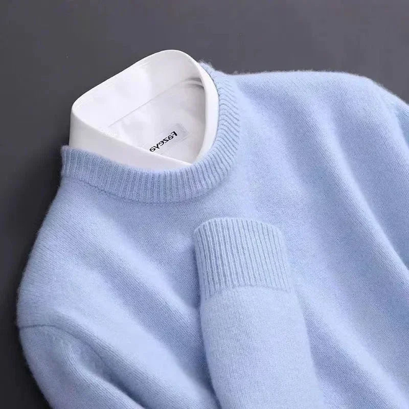 Liam - Sweter z Okrągłym Dekoltem