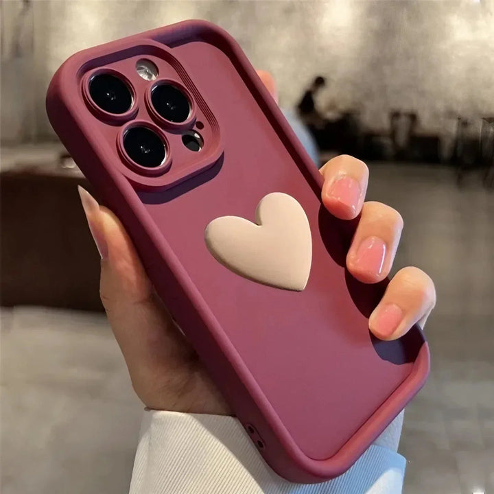 Heartora - Etui na iPhone'a Uchwyt w Kształcie Serca Historia Miłosna