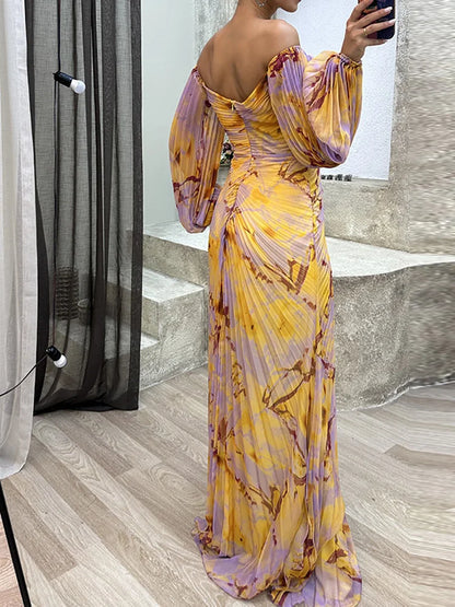 Hileni - Elegancka Sukienka Z Dekoltem W Serek