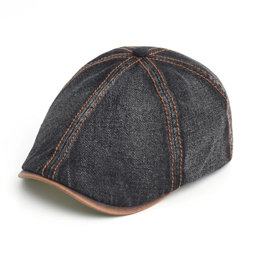 Limmz – Beret z Miękkiego Dżinsu